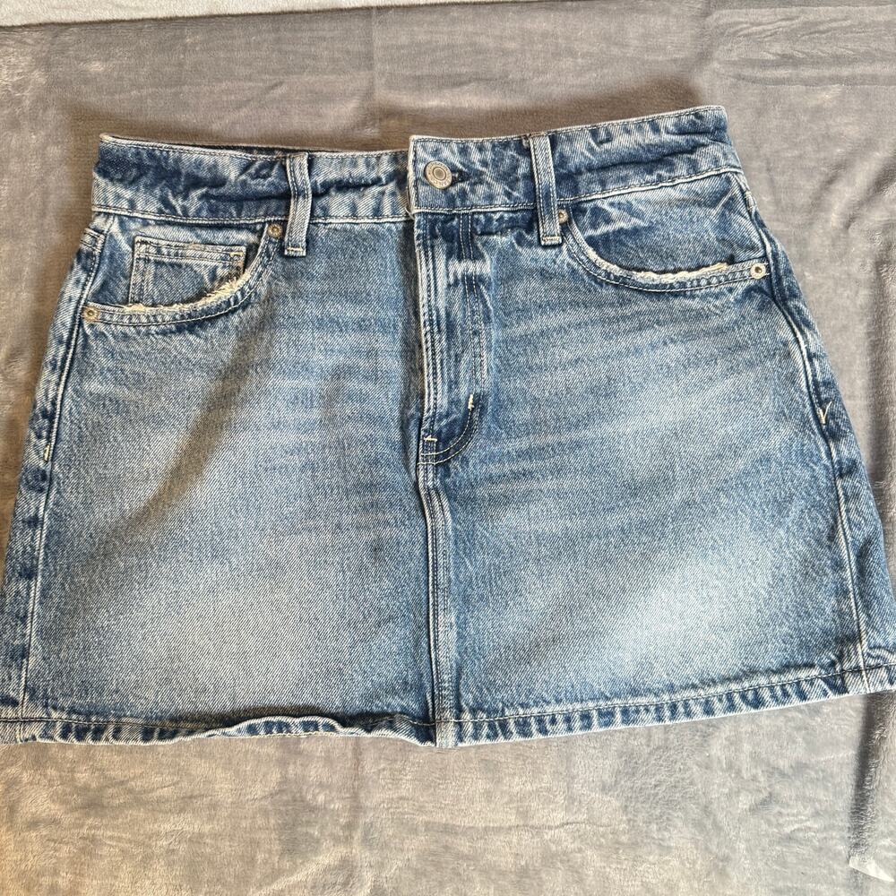 Arizona Jean Co Denim Mini Skirt Size 11 Y2K Blue Jean